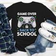 Game Over Back To School Kids First Day School Youth Long Sleeve Tee Game Over Back To School Kids First Day School Youth Long Sleeve Tee