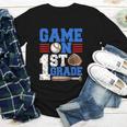 Game On First Grade Boy Baseball Back To School Youth Long Sleeve Tee Game On First Grade Boy Baseball Back To School Youth Long Sleeve Tee