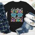 Goodbye 1st Grade Hello 2nd Grade Graduation Back To School Youth Long Sleeve Tee