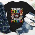 Goodbye 5th Grade Hello 6th Grade Graduate Back To School Youth Long Sleeve Tee