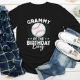 Grammy Of The Birthday Boy Baseball Player Birthday Youth Long Sleeve Tee