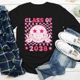 Groovy Class Of 2038 Grow With Me Smile Face Back To School Youth Long Sleeve Tee Groovy Class Of 2038 Grow With Me Smile Face Back To School Youth Long Sleeve Tee