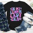 Groovy In My Lunch Lady Era Cafeteria Back To School Youth Long Sleeve Tee Groovy In My Lunch Lady Era Cafeteria Back To School Youth Long Sleeve Tee