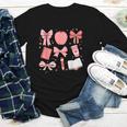 Happy Back To School 1st Day Toddler Girl Boho Coquette Bows Youth Long Sleeve Tee Happy Back To School 1st Day Toddler Girl Boho Coquette Bows Youth Long Sleeve Tee