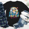 Happy First Day Of School Goose Cute Duck Back To School Youth Long Sleeve Tee Happy First Day Of School Goose Cute Duck Back To School Youth Long Sleeve Tee