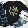 Happy To See Your Face Colorful Ball Back To School Youth Long Sleeve Tee