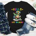 Hello 1st Grade Turtle Lovers Back To School Kids Boys Girls Youth Long Sleeve Tee