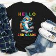 Hello Second Grade Dolphin Lover Back To School Kid Boy Girl Youth Long Sleeve Tee Hello Second Grade Dolphin Lover Back To School Kid Boy Girl Youth Long Sleeve Tee