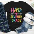 Hello Seventh 7TH Grade Back To School Kids Students Tee Youth Long Sleeve Tee
