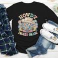 Howdy Fourth Grade Cowgirl Western 4th Grade Back To School Youth Long Sleeve Tee
