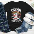 I'm Ready To Crush Preschool Unicorn Back To School Girls Youth Long Sleeve Tee