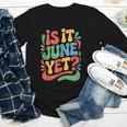 Is It June Yet Back To School Student Groovy Kids Youth Long Sleeve Tee Is It June Yet Back To School Student Groovy Kids Youth Long Sleeve Tee