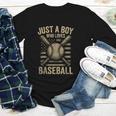 Just a Boy Who Loves Baseball Youth Long Sleeve Tee