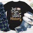 Just a Girl Who Loves History Cute Back To School Kids Girls Youth Long Sleeve Tee Just a Girl Who Loves History Cute Back To School Kids Girls Youth Long Sleeve Tee