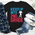 Kickflip Into 2nd Grade Skateboard Lover Back To School Youth Long Sleeve Tee Kickflip Into 2nd Grade Skateboard Lover Back To School Youth Long Sleeve Tee