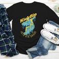 Kickflip Into 4th Grade Skateboard Lover Back To School Youth Long Sleeve Tee