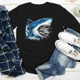 Kids Shark With School Books Back To School Shark Lovers Youth Long Sleeve Tee Kids Shark With School Books Back To School Shark Lovers Youth Long Sleeve Tee