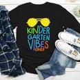 Kindergarten Vibes Only Glow Sunglasses Back To School Youth Long Sleeve Tee Kindergarten Vibes Only Glow Sunglasses Back To School Youth Long Sleeve Tee