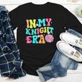 In My Knights Era Back To School Spirit Game Retro Groovy Youth Long Sleeve Tee