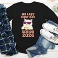 My Last First Day Senior 2026 Cat Back To School Class 2026 Youth Long Sleeve Tee