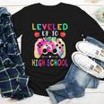 Leveled Up To High School Gaming Fun Back To School Tie Dye Youth Long Sleeve Tee Leveled Up To High School Gaming Fun Back To School Tie Dye Youth Long Sleeve Tee