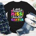Little Miss Kindergarten Kids Girls Pencil Back To School Youth Long Sleeve Tee Little Miss Kindergarten Kids Girls Pencil Back To School Youth Long Sleeve Tee