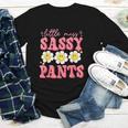 Little Miss Sassy Pants Back To School Girls Youth Long Sleeve Tee Little Miss Sassy Pants Back To School Girls Youth Long Sleeve Tee