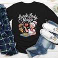 Lunch Lady Magic Cafeteria Worker Back To School Women Girls Youth Long Sleeve Tee Lunch Lady Magic Cafeteria Worker Back To School Women Girls Youth Long Sleeve Tee