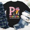 P Is For Principal Back To School Pencil Bow Principal Women Youth Long Sleeve Tee P Is For Principal Back To School Pencil Bow Principal Women Youth Long Sleeve Tee