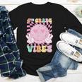 Pink 4th Grade Vibes Smile Face Back To School Fourth Grade Youth Long Sleeve Tee Pink 4th Grade Vibes Smile Face Back To School Fourth Grade Youth Long Sleeve Tee