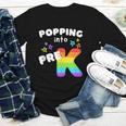 Popping Into Pre K Kid's Back To School Pop It Fidget Toy Youth Long Sleeve Tee