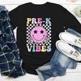 Pre-K Vibes Groovy Back To School PreK Preschool Girls Kids Youth Long Sleeve Tee Pre-K Vibes Groovy Back To School PreK Preschool Girls Kids Youth Long Sleeve Tee