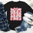 Preppy Back To School 3rd Grade Is My Jam Strawberry Bow Youth Long Sleeve Tee
