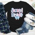 Preppy Second Grade First Day Back To School 2nd Grade Bow Youth Long Sleeve Tee