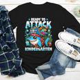 Ready To Attack Kindergarten Pirate Shark Back To School Youth Long Sleeve Tee Ready To Attack Kindergarten Pirate Shark Back To School Youth Long Sleeve Tee