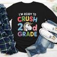 Im Ready To Crush 2nd Grade Boy Unicorn Back To School Youth Long Sleeve Tee Im Ready To Crush 2nd Grade Boy Unicorn Back To School Youth Long Sleeve Tee
