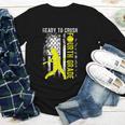 Ready To Crush Fourth Grade Softball USA Flag Back To School Youth Long Sleeve Tee