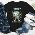 Ready To Crush Kindergarten Cute Robot Back To School Youth Long Sleeve Tee Ready To Crush Kindergarten Cute Robot Back To School Youth Long Sleeve Tee