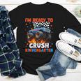 Ready To Crush Kindergarten Monster Truck Back To School Boy Youth Long Sleeve Tee Ready To Crush Kindergarten Monster Truck Back To School Boy Youth Long Sleeve Tee