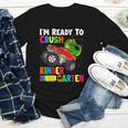 Ready To Crush Kindergarten T-Rex Back To School Boys Youth Long Sleeve Tee Ready To Crush Kindergarten T-Rex Back To School Boys Youth Long Sleeve Tee
