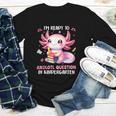 Ready To Kindergarten Axolotl Questions Back To School Girls Youth Long Sleeve Tee Ready To Kindergarten Axolotl Questions Back To School Girls Youth Long Sleeve Tee