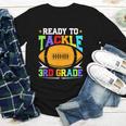 Ready To Tackle 3rd Grade Back To School Kids Football Youth Long Sleeve Tee Ready To Tackle 3rd Grade Back To School Kids Football Youth Long Sleeve Tee