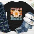 Retro 3rd Grade Daisy Colorful Back To School Third Grade Youth Long Sleeve Tee