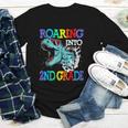 Roaring Into 2Nd Grade DinosaurRex Back To School Youth Long Sleeve Tee Roaring Into 2Nd Grade DinosaurRex Back To School Youth Long Sleeve Tee