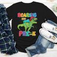 Roaring Into Pre-K Preschool Dinosaur Back To School Youth Long Sleeve Tee