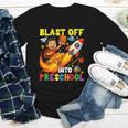 Rocket Blast Off Into Preschool Back To School Youth Long Sleeve Tee