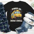 This Is How I Roll School Bus Driver Back To School Youth Long Sleeve Tee