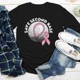 Save 2nd Base Breast Cancer Awareness Pink Ribbon Baseball Youth Long Sleeve Tee Save 2nd Base Breast Cancer Awareness Pink Ribbon Baseball Youth Long Sleeve Tee