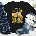School Bus Aide Back To School Transport Bus Aide Youth Long Sleeve Tee School Bus Aide Back To School Transport Bus Aide Youth Long Sleeve Tee