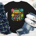 School Bus Driver Boho Floral Leopard Back To School Womens Youth Long Sleeve Tee School Bus Driver Boho Floral Leopard Back To School Womens Youth Long Sleeve Tee